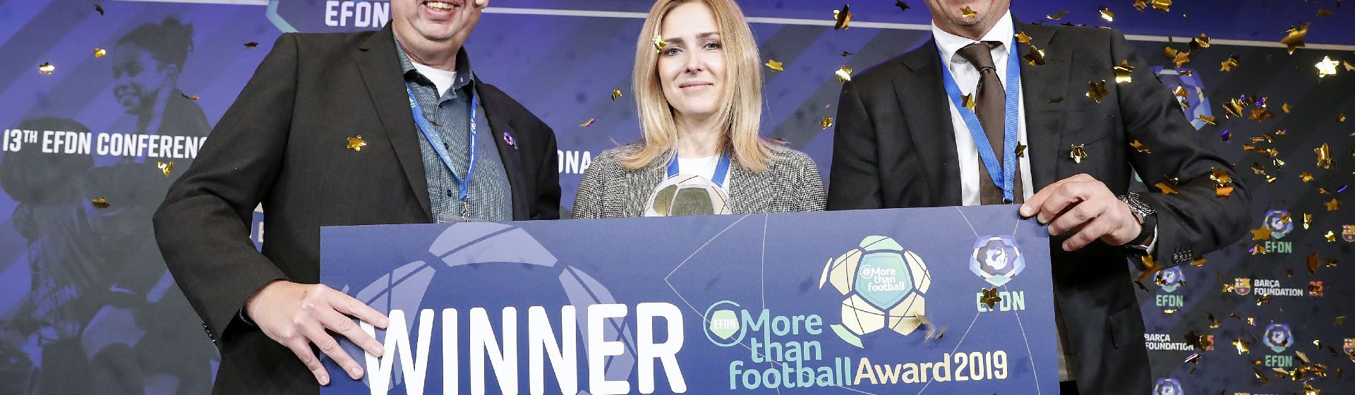 CLUB BRUGGE FOUNDATION WINS PRO LEAGUE FOOTBALL & COMMUNITY AWARD